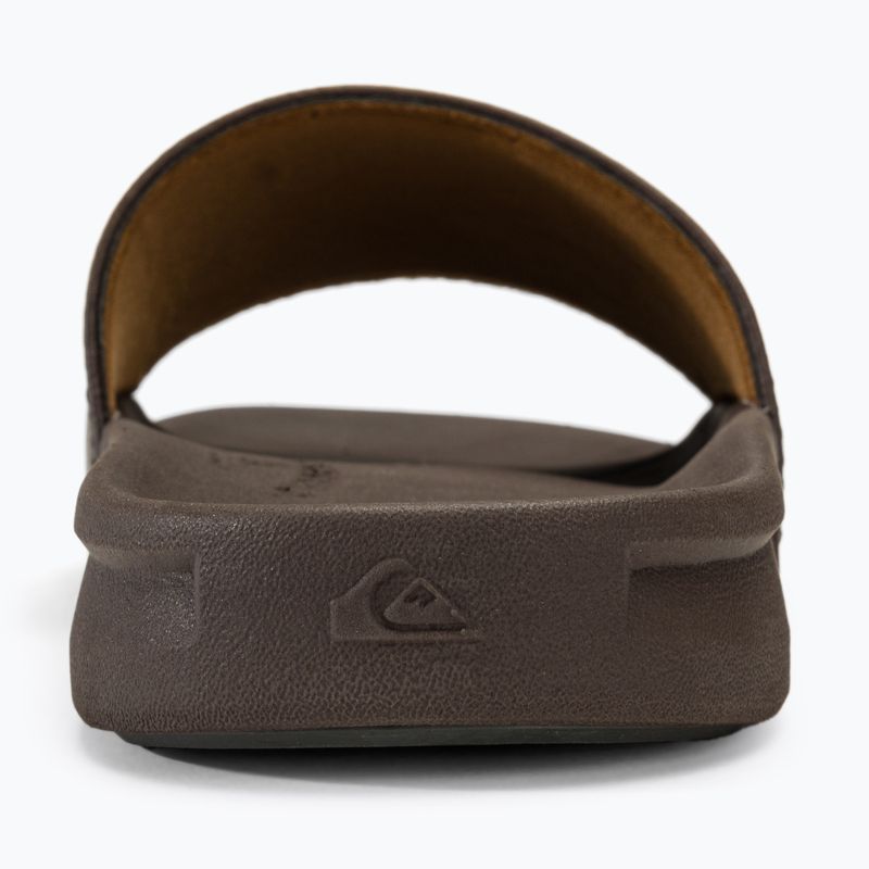 Quiksilver men's Rivi Nubuck Slide brown 1 slides 6