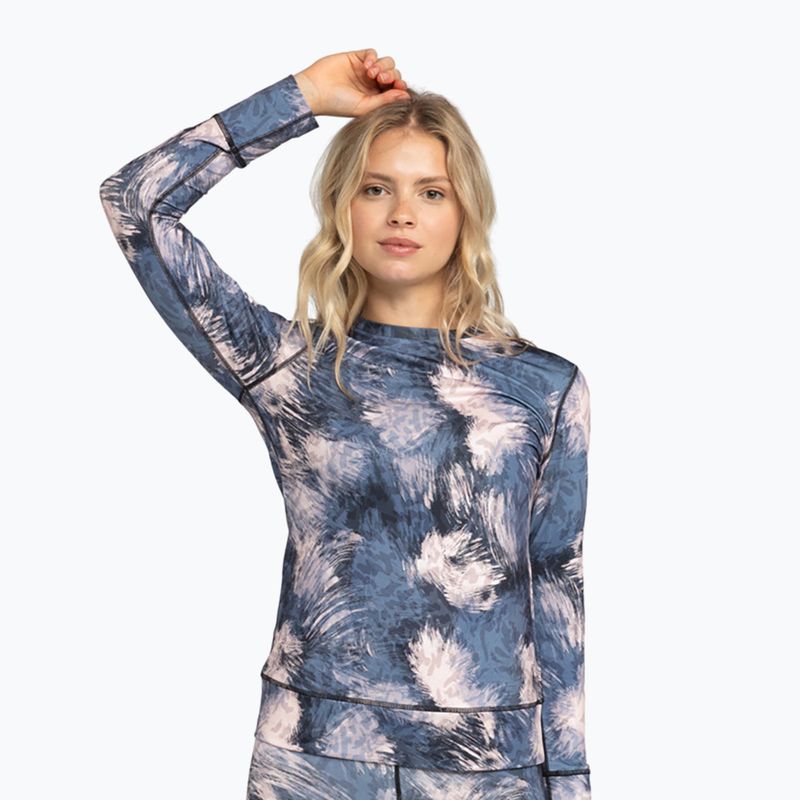 Women's thermal top ROXY Daybreak Brushed Top wild wind darknight