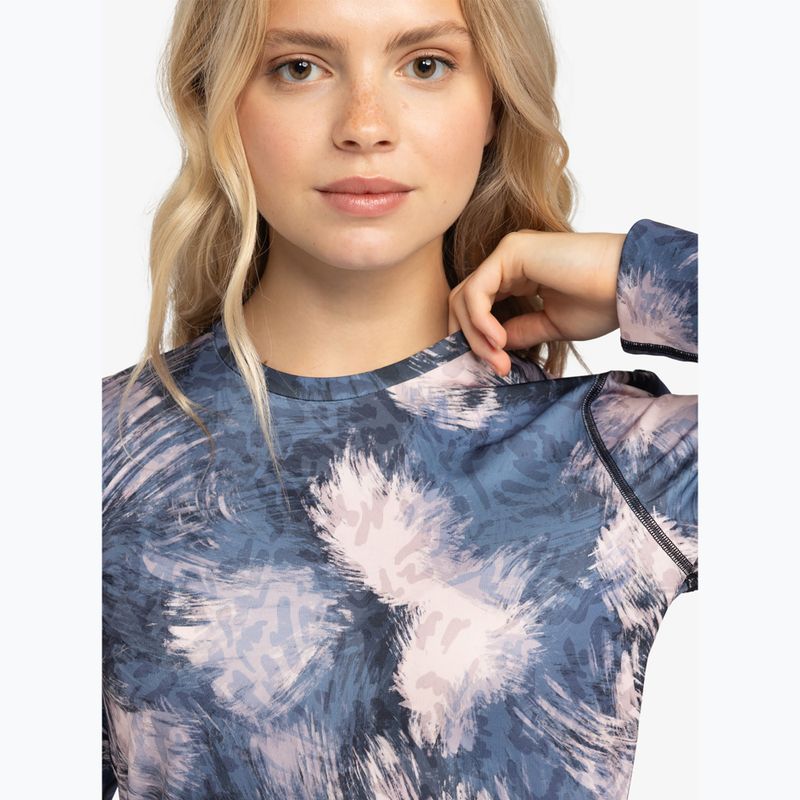 Women's thermal top ROXY Daybreak Brushed Top wild wind darknight 5
