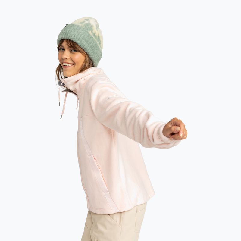 Women's sweatshirt ROXY Fleeting Snow pink salt 3