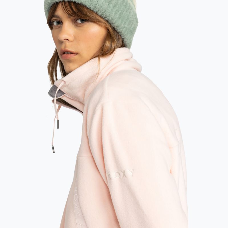 Women's sweatshirt ROXY Fleeting Snow pink salt 4