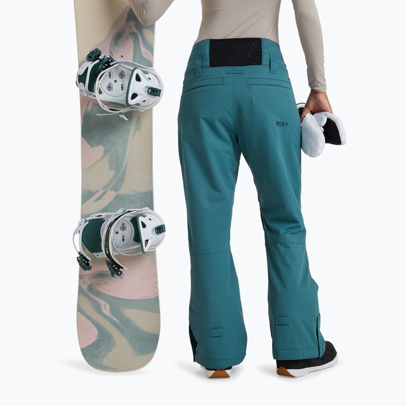 Women's snowboard trousers ROXY Diversion sea pine 3