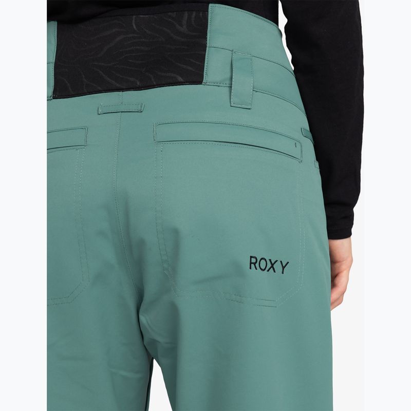 Women's snowboard trousers ROXY Diversion sea pine 6