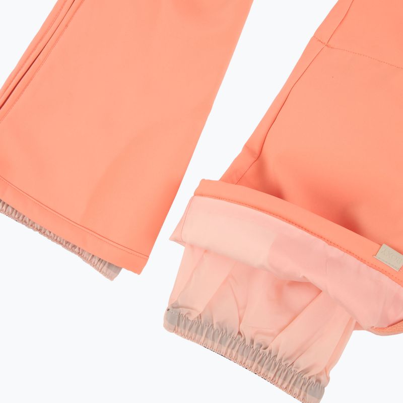 Women's snowboard trousers ROXY Summit Bib peach pink 11