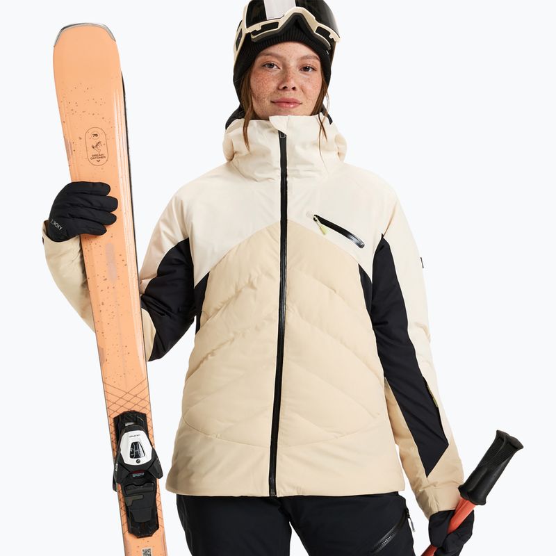 Women's snowboard jacket ROXY Luna Frost buttercream