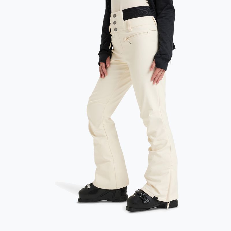 Women's snowboard trousers ROXY Rising High buttercream 4