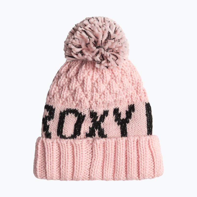 ROXY Tonic Girl pink salt children's winter beanie 2