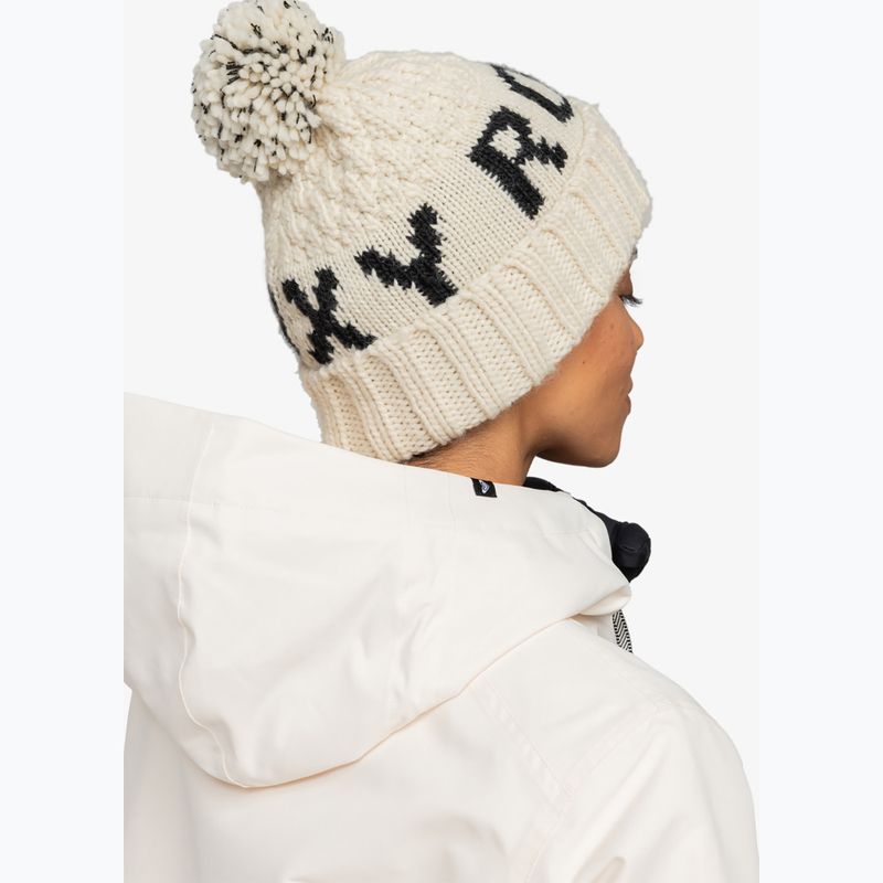 Women's winter beanie ROXY Tonic buttercream 4