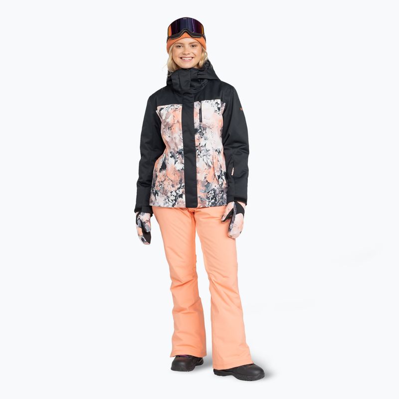 Women's snowboard jacket ROXY Roxy Jetty Block peach pink dreamy picture 2