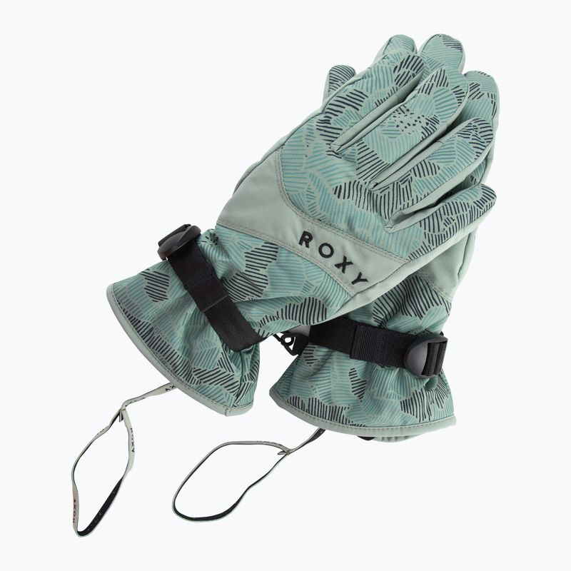 Women's snowboard gloves ROXY Roxy Jetty lily pad sketch book 6
