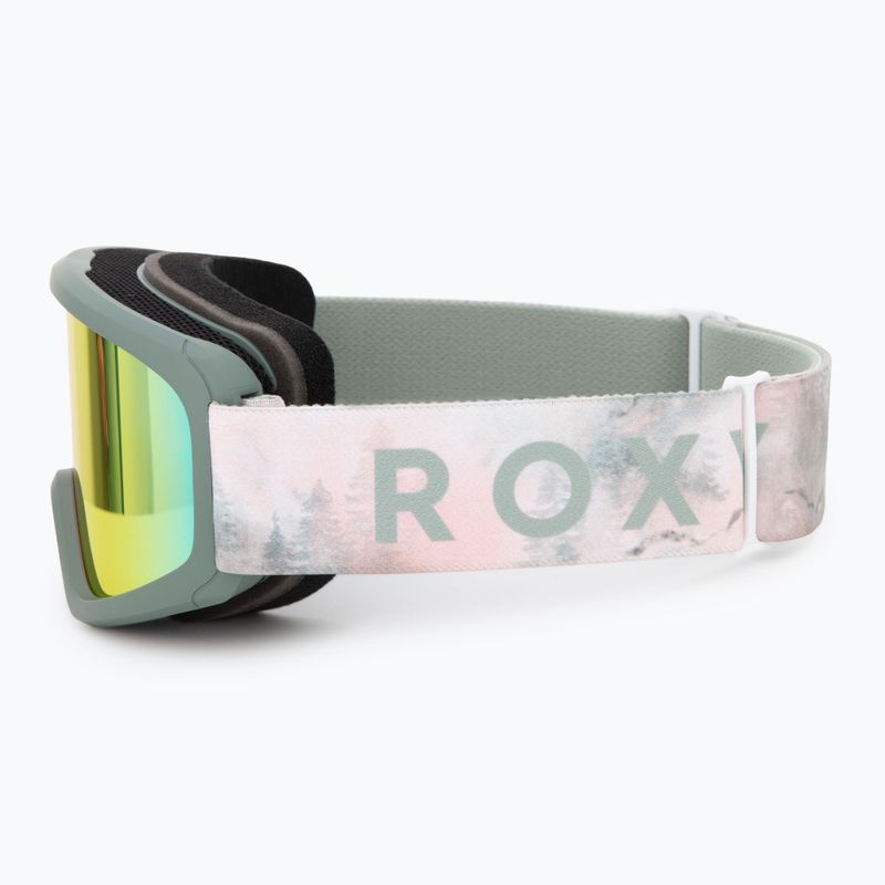ROXY Sunny Ride Girl mystery fog/rose gold mi children's snowboard goggles 4