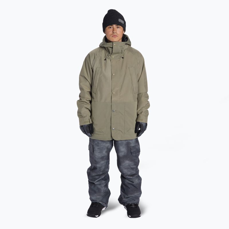Men's DC Tundra vetiver snowboard jacket 2