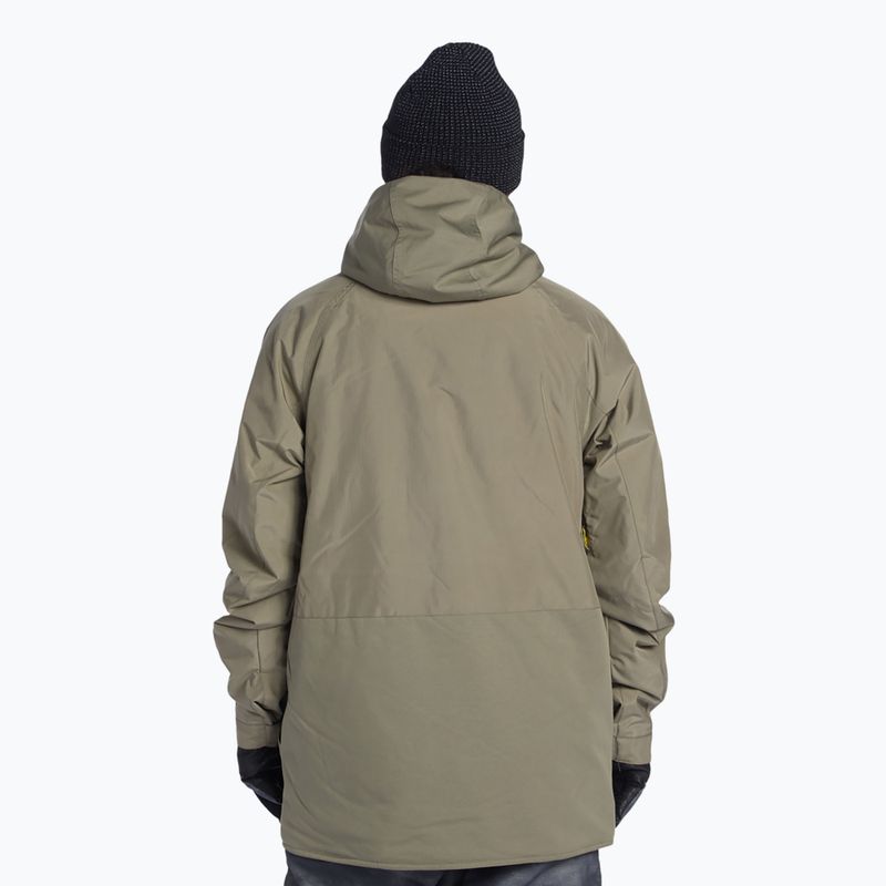 Men's DC Tundra vetiver snowboard jacket 3