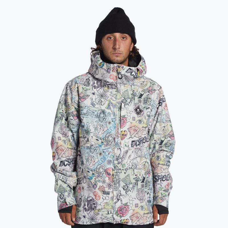 Men's snowboard jacket DC Basis Print vision quest