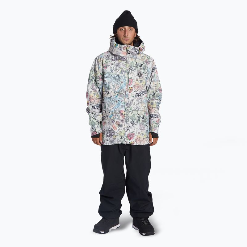 Men's snowboard jacket DC Basis Print vision quest 2