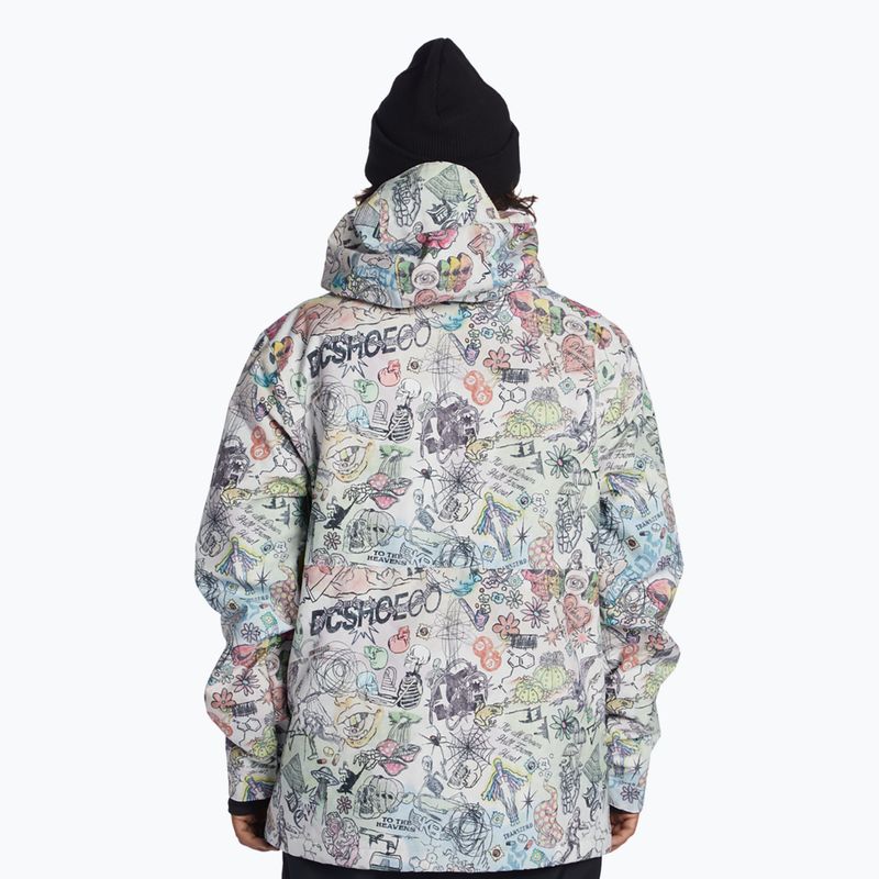 Men's snowboard jacket DC Basis Print vision quest 3