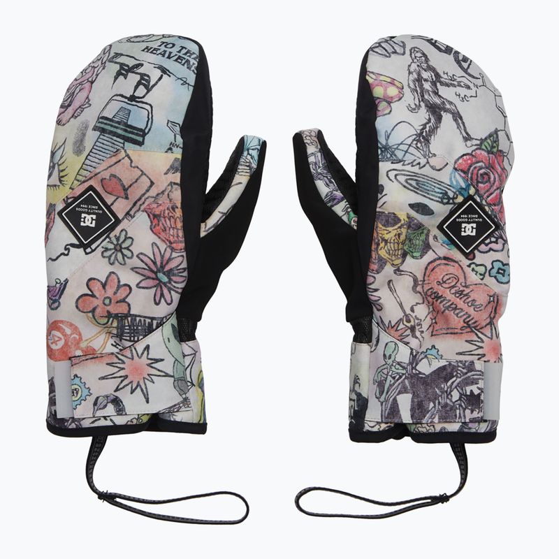 Men's DC Franchise Mitten vision quest snowboard gloves 7