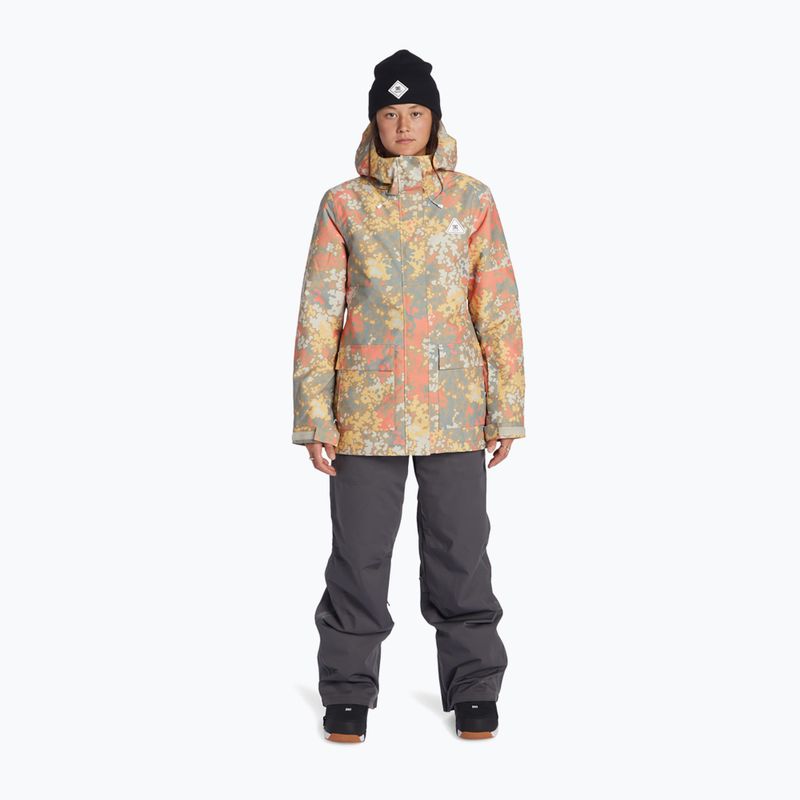 Women's snowboard jacket DC Cruiser fractal coral 2