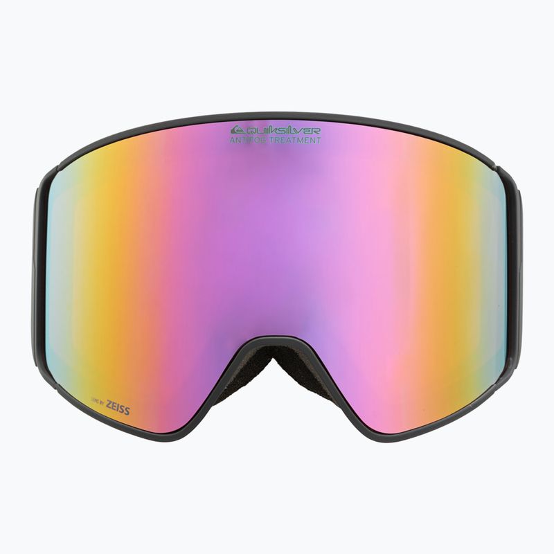 Quiksilver Storm MG men's snowboard goggles white camo/clux l purple mi 7