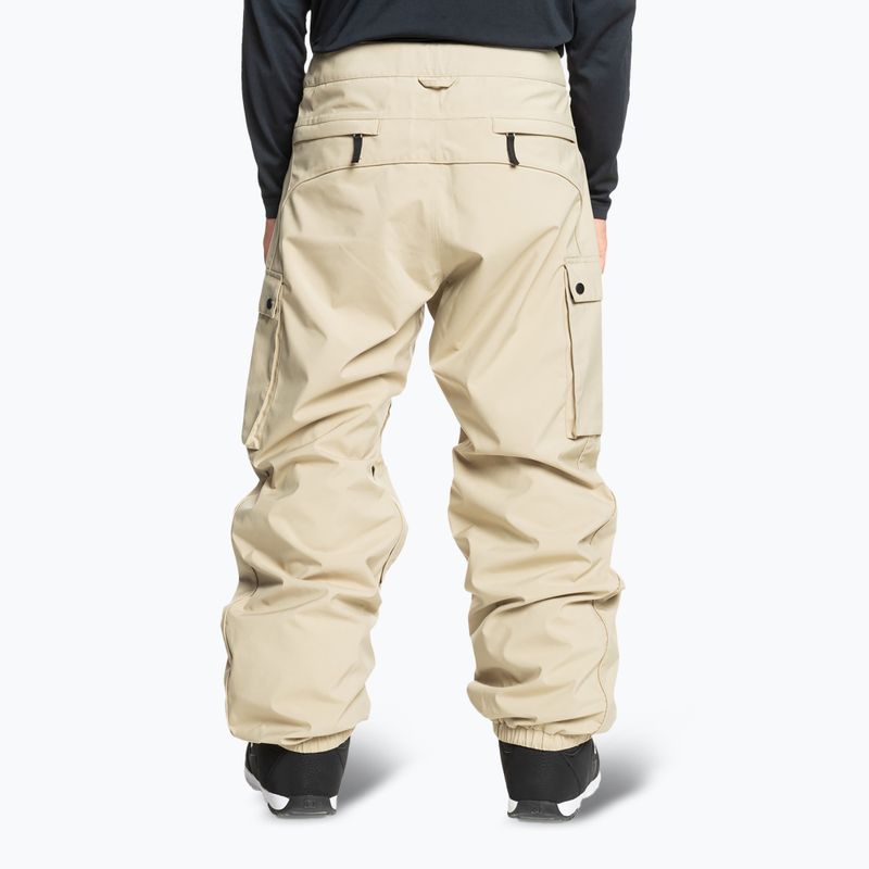 Men's Quiksilver Snow Down Cargo twill snowboard trousers 2