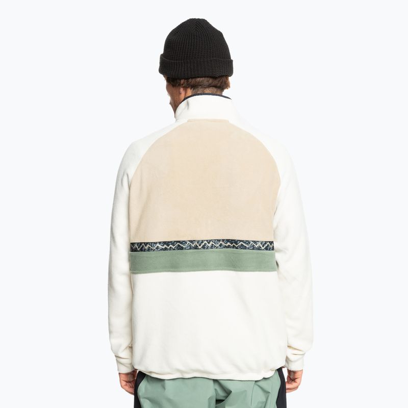 Men's Quiksilver Champagne Powder Fleece birch snowboard sweatshirt 3