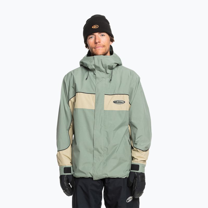 Men's snowboard jacket Quiksilver High Altitude Gore-Tex sea spray