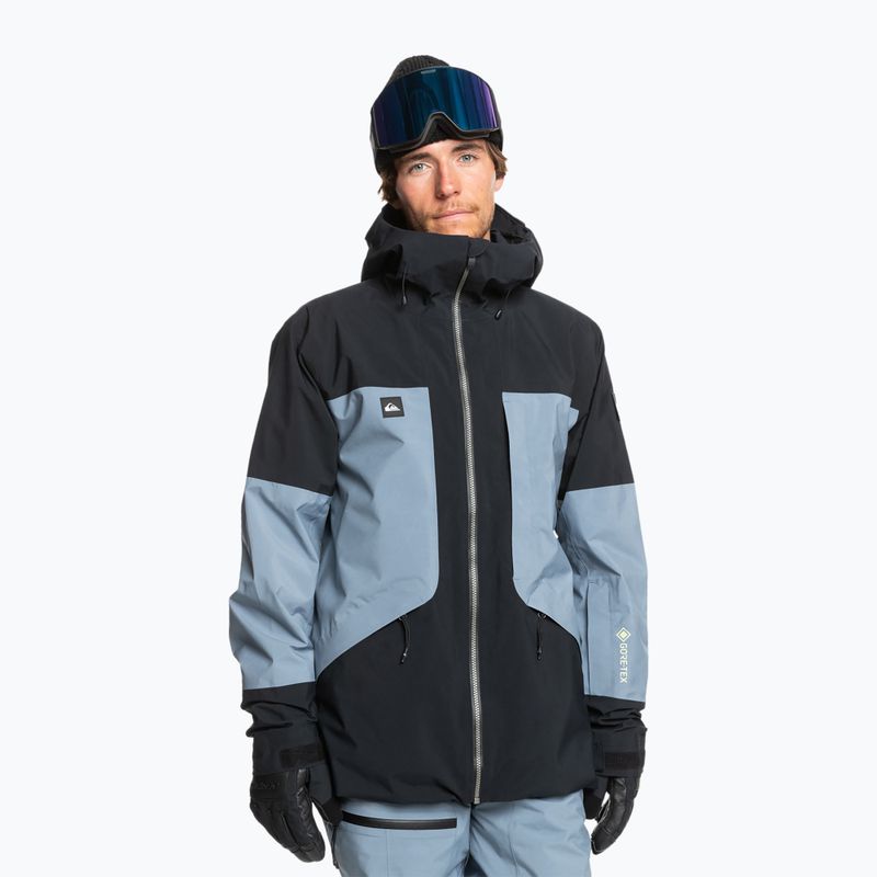 Men's snowboard jacket Quiksilver Forever Stretch Gore-Tex flint stone