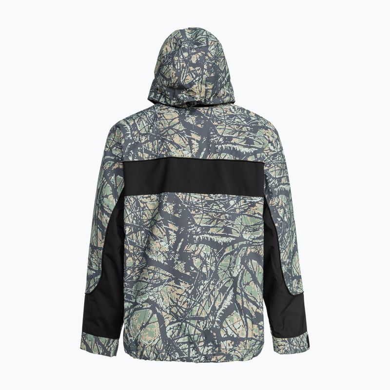 Men's snowboard jacket Quiksilver High Altitude 20K woodland abstract sea spray 6