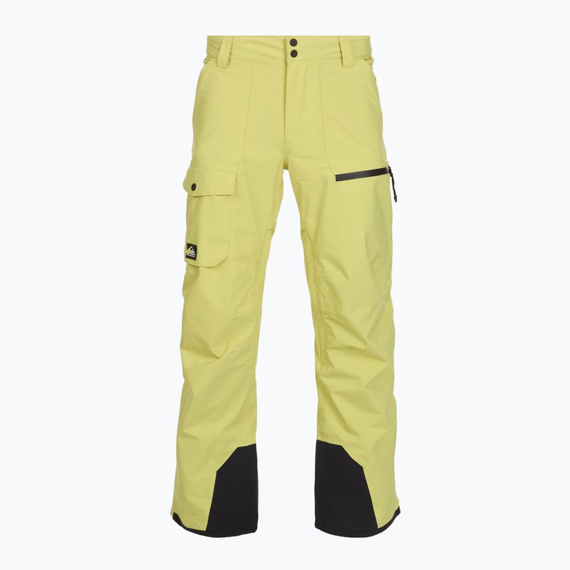 Quiksilver Utility men's snowboard trousers celery green 7