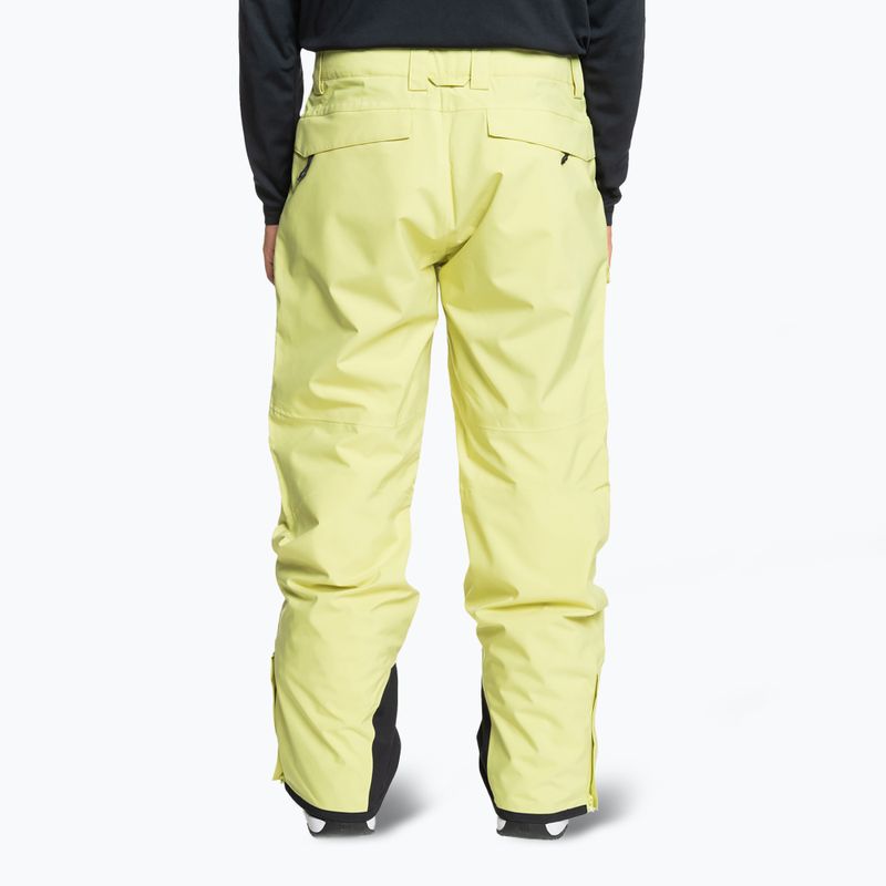 Quiksilver Utility men's snowboard trousers celery green 3