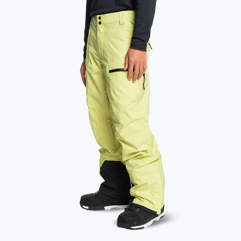 Quiksilver Utility men's snowboard trousers celery green 4