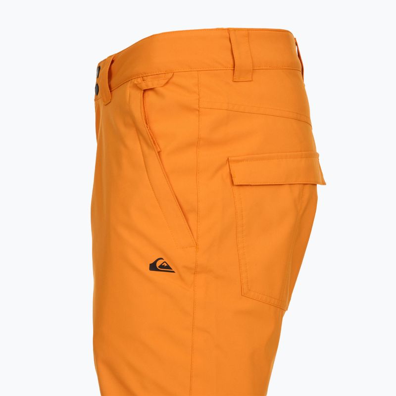 Men's Quiksilver Estate orange pepper snowboard trousers 9