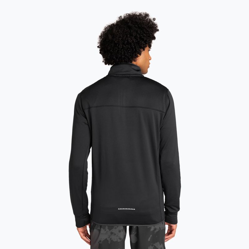 Men's Quiksilver Steep Point Half Zip Fleece snowboard sweatshirt true black 3