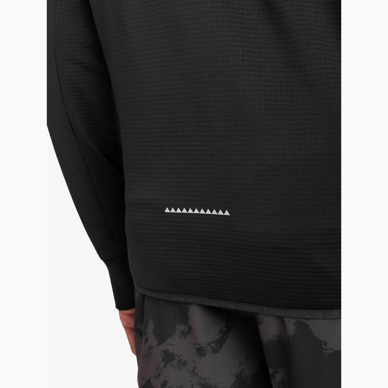 Men's Quiksilver Steep Point Half Zip Fleece snowboard sweatshirt true black 6