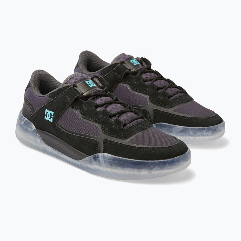 DC Metric LE men's shoes black / grey / blue 10