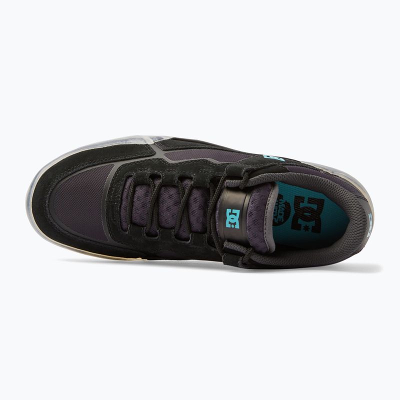 DC Metric LE men's shoes black / grey / blue 12