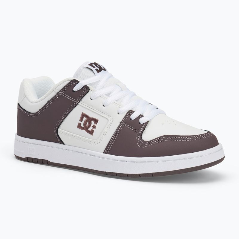DC Manteca 4 men's shoes white / plum