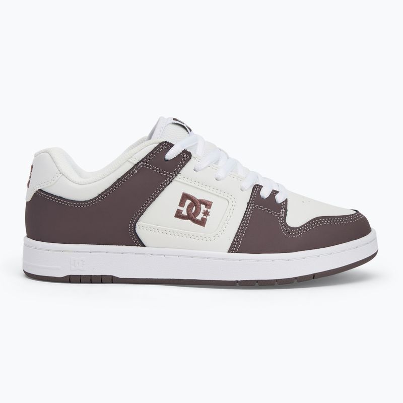 DC Manteca 4 men's shoes white / plum 2