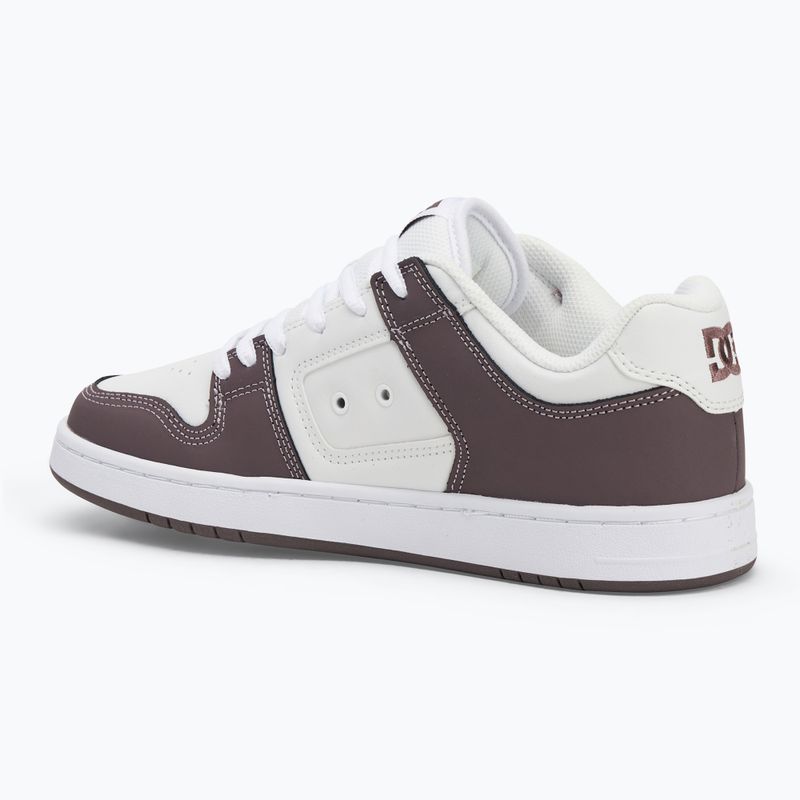 DC Manteca 4 men's shoes white / plum 3