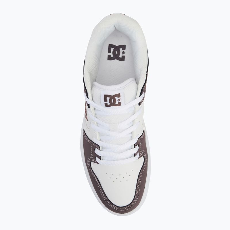 DC Manteca 4 men's shoes white / plum 5
