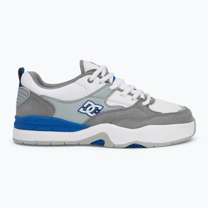 DC Ascend men's shoes white / grey / blue 2