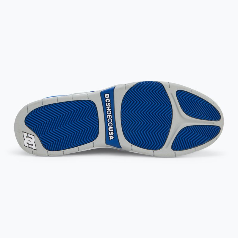 DC Ascend men's shoes white / grey / blue 4