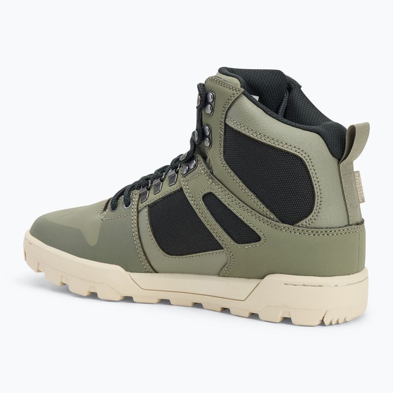 DC men's shoes Pure High Top WR green / black / white 3
