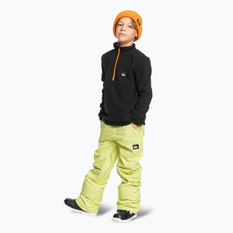 Quiksilver Estate celery green children's snowboard trousers 2