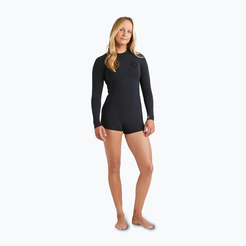 Billabong women's wetsuit 2/2 mm Spring Fever Natural Back Zip LS Spring black 2