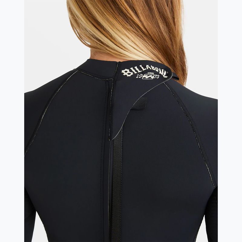 Billabong women's wetsuit 2/2 mm Spring Fever Natural Back Zip LS Spring black 6