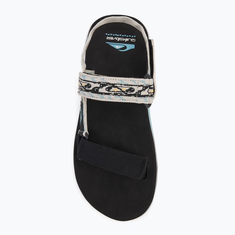 Quiksilver Monkey Caged II black/white men's sandals 5
