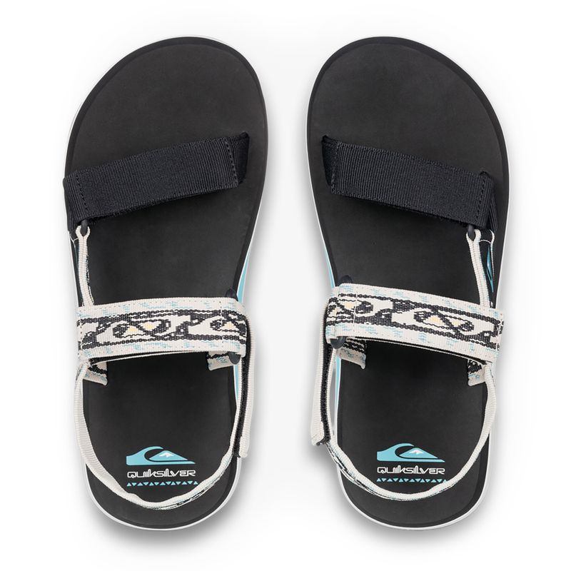 Quiksilver Monkey Caged II black/white men's sandals 2
