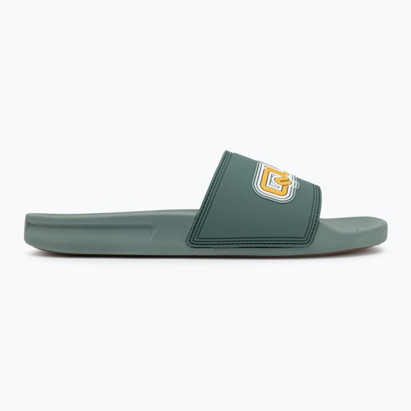 Quiksilver men's Rivi Wordmark Slide II sage flip-flops 2