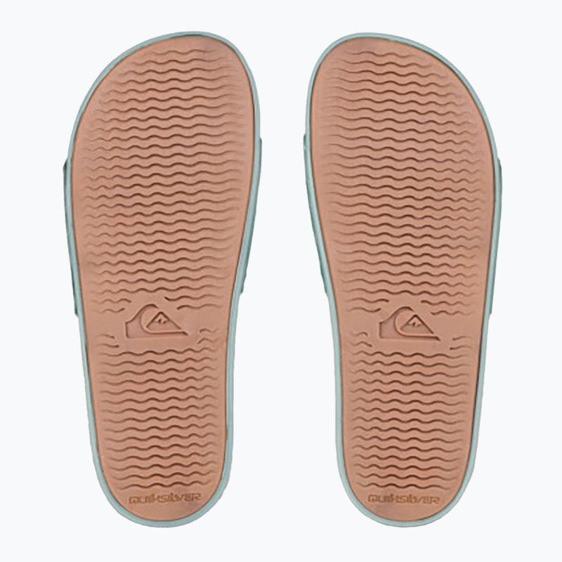 Quiksilver men's Rivi Wordmark Slide II sage flip-flops 3